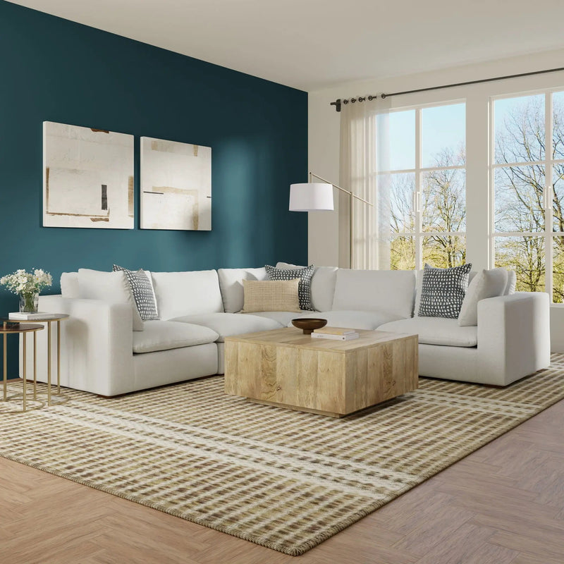Jasmine - Handcrafted Sectional Sofa by HouseOfZazla