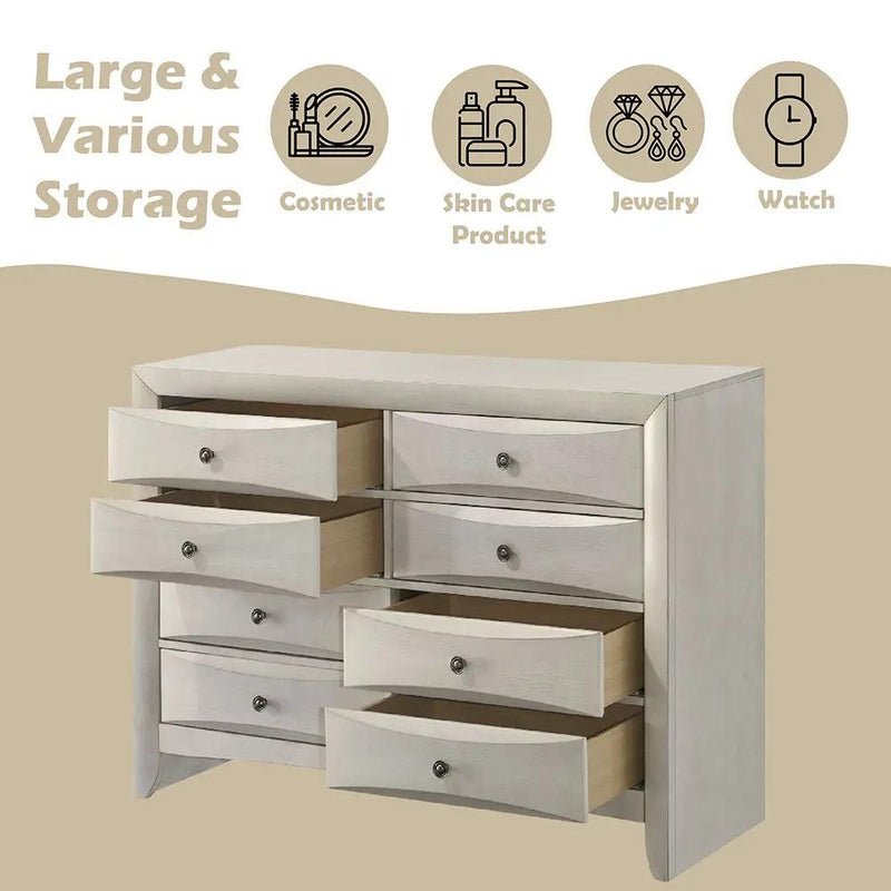 Ramondi - Dresser - Antique White by Unique Piece Furniture