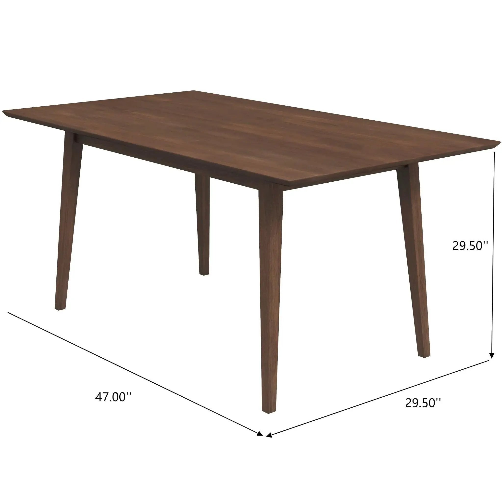 Mary - Modern Style Rectangular Dining Kitchen Table by Unique Piece Furniture