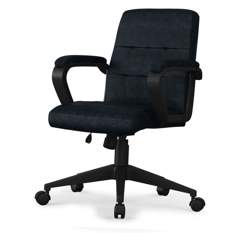 Brewer - Swivel Office Chair - Distressed Blue by Unique Piece Furniture