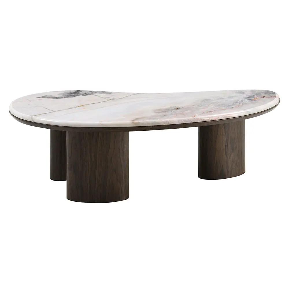 Hanale - Table With Marble Top by Unique Piece Furniture