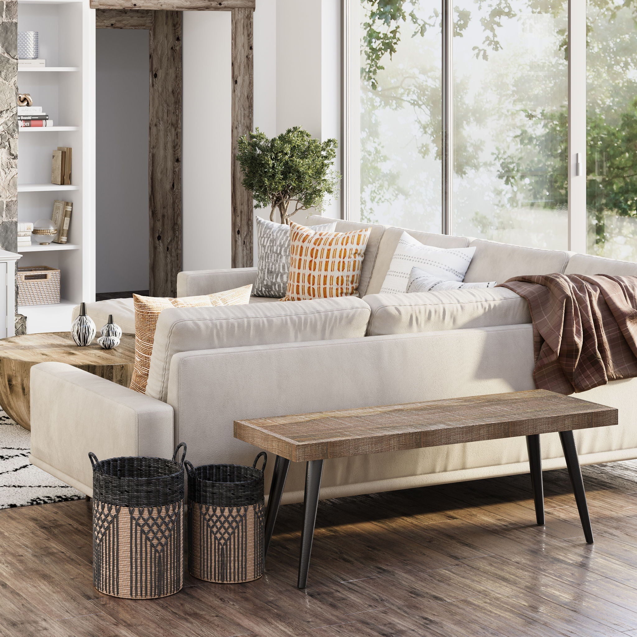 Durham - Bench - Distressed Natural by HouseOfZazla