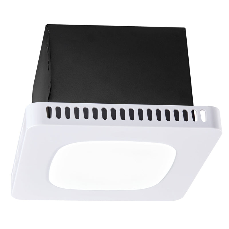 Bathroom Exhaust Fan with LED Light and Adjustable Color Temperatures by HouseOfZazla