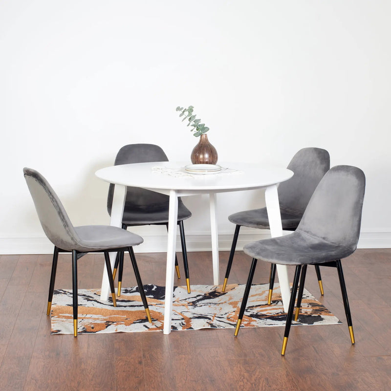 Lassan Contemporary 5-Piece Dining Set by HouseOfZazla