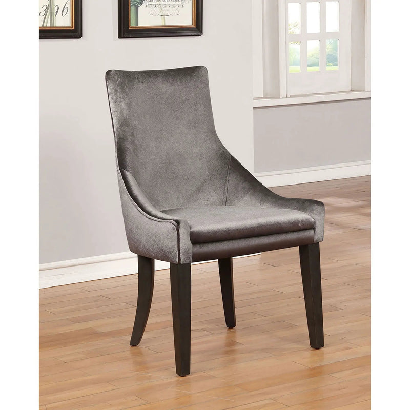 Rexford - Upholstered Dining Side Chair (Set of 2) - Gray