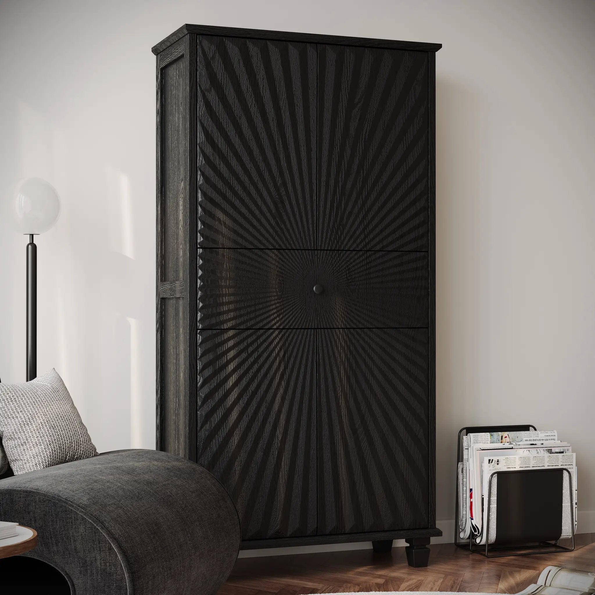 64.5'' Tall Accent 4-Door Cabinet by HouseOfZazla