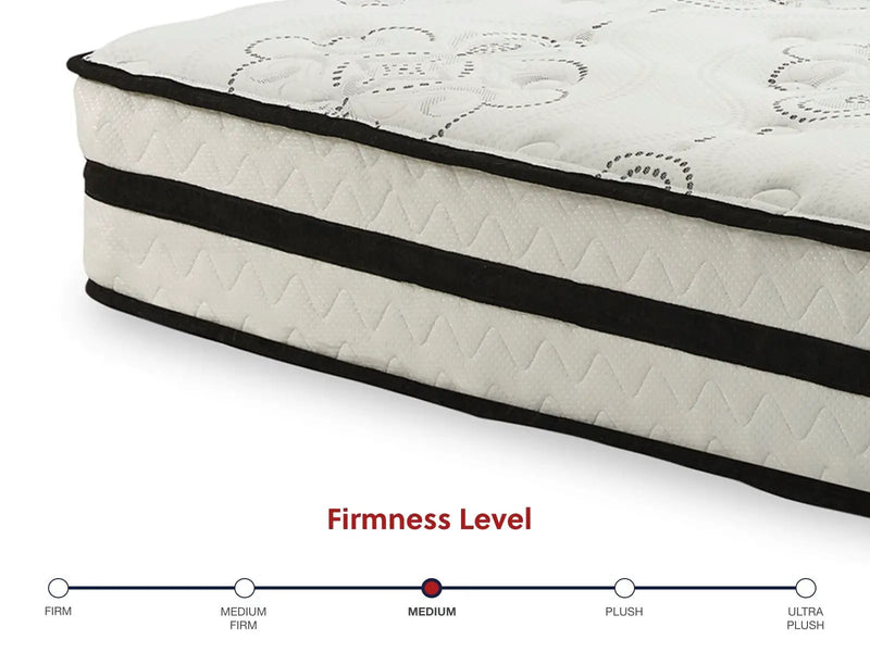 Chime 10 Inch Hybrid - Medium Hybrid Mattress by Unique Piece Furniture