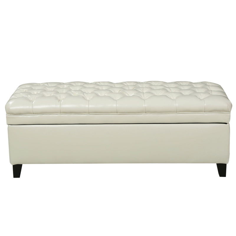 Juliana Storage Ottoman With Birch Legs by HouseOfZazla