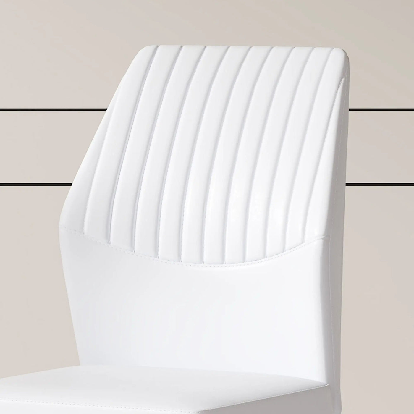 Ergonomic Simple Chair With Metal Leg by Unique Piece Furniture