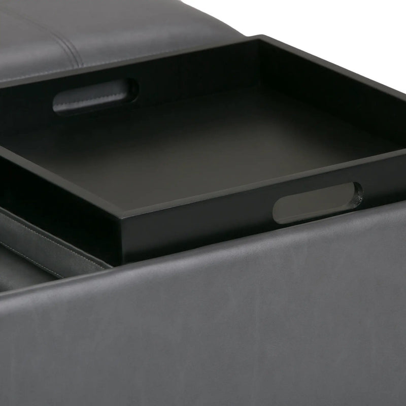 Avalon - Square Coffee Table, Storage Ottoman by Unique Piece Furniture