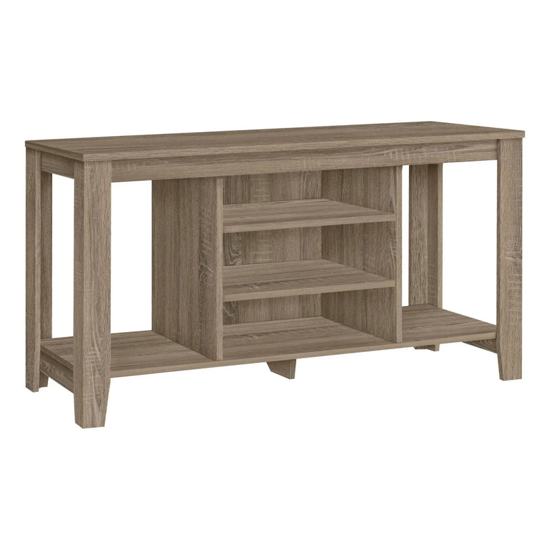 TV Stand, Console, Media Entertainment Center, Versatile Storage Shelves by Unique Piece Furniture