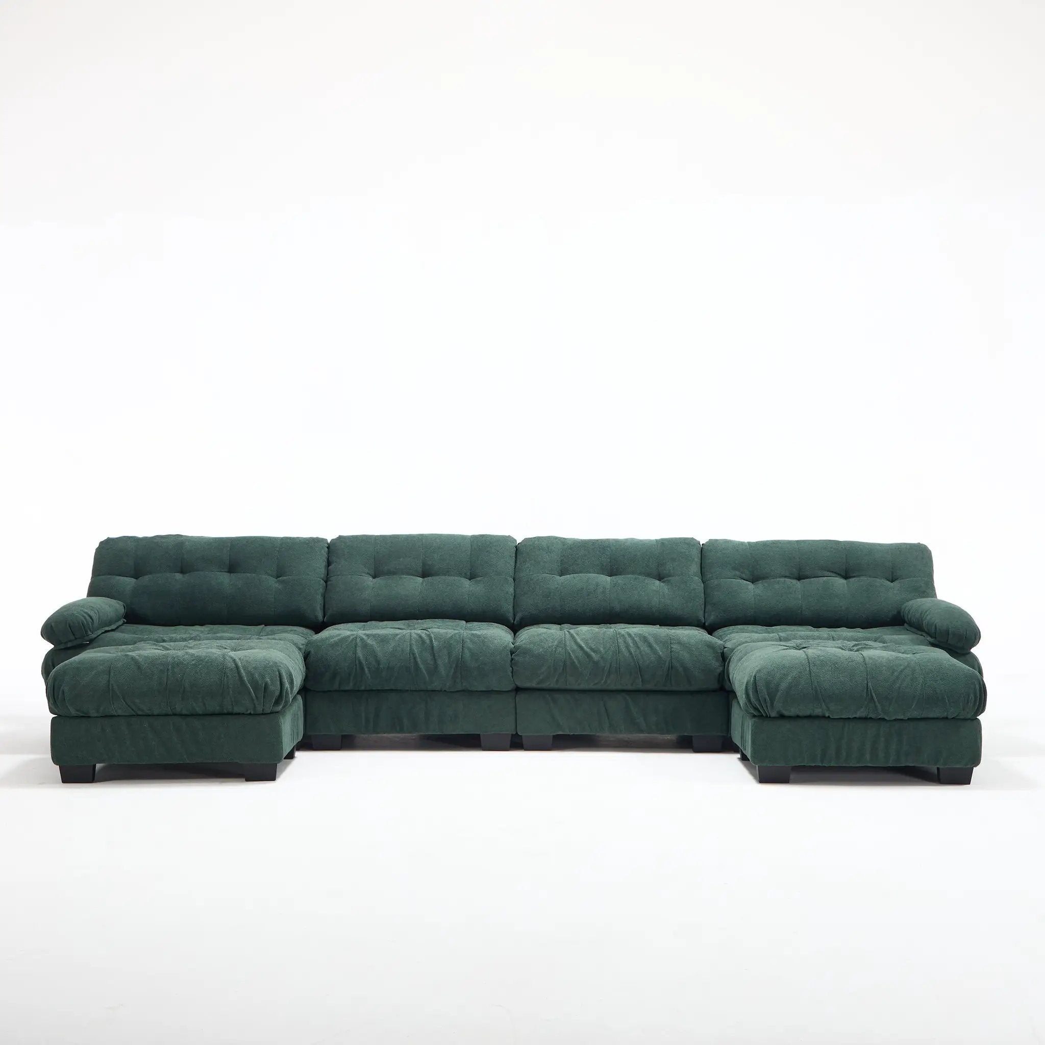 U Shaped Couch Modular Sectional Sofa by HouseOfZazla