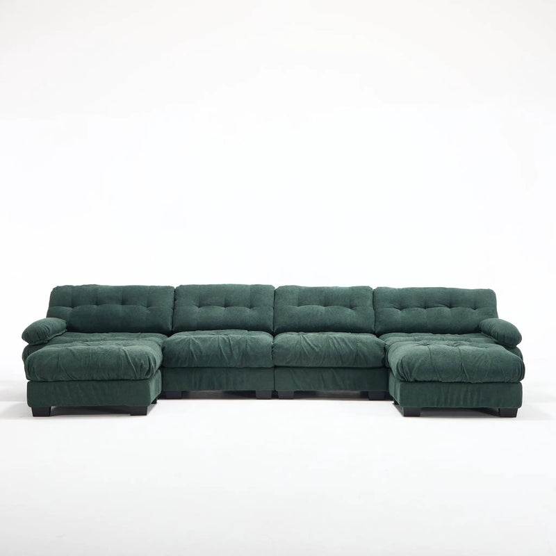 U Shaped Couch Modular Sectional Sofa by HouseOfZazla