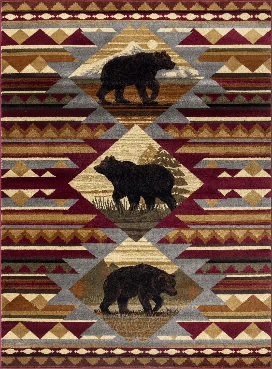 Nature's Nest - GC_CBL3001 Lodge Area Rug by Unique Piece Furniture