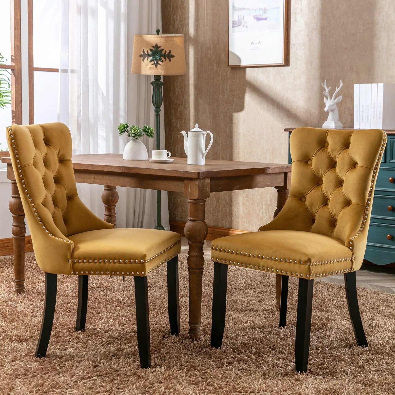 Nikki - High-End Tufted Dining Chair (Set of 2) by Unique Piece Furniture