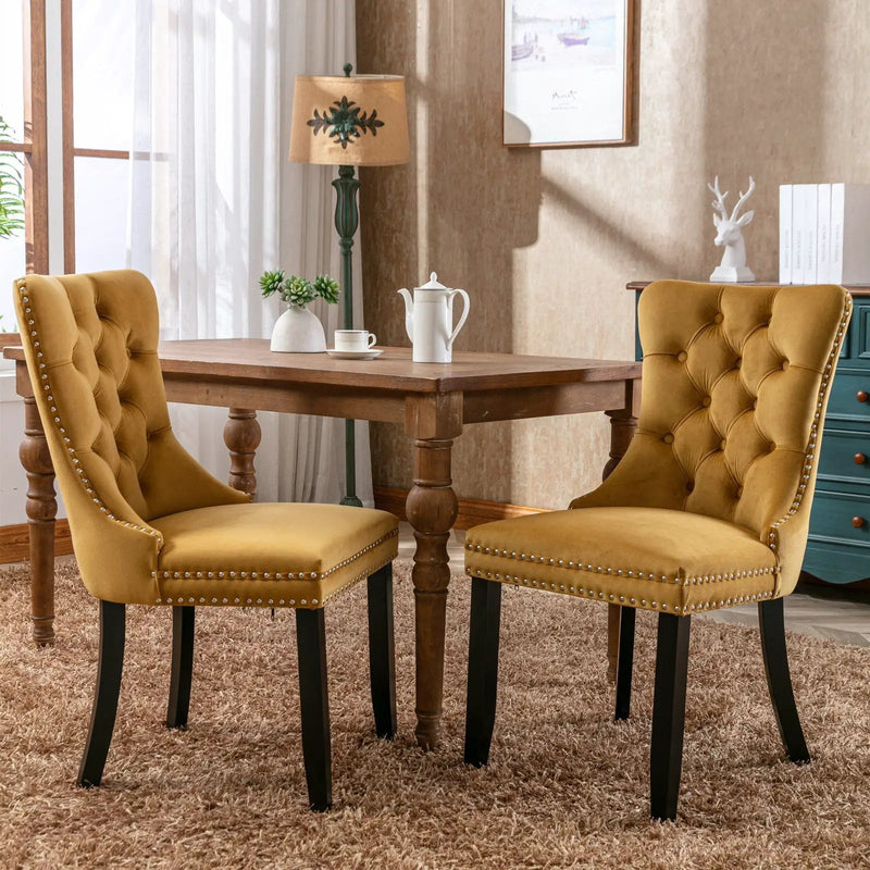 Nikki - High-End Tufted Dining Chair (Set of 2) by Unique Piece Furniture
