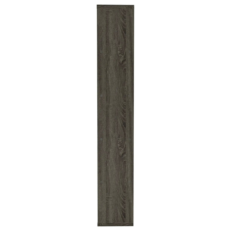 Harrison 71-inch 5-shelf Bookshelf Weathered Grey by Unique Piece Furniture