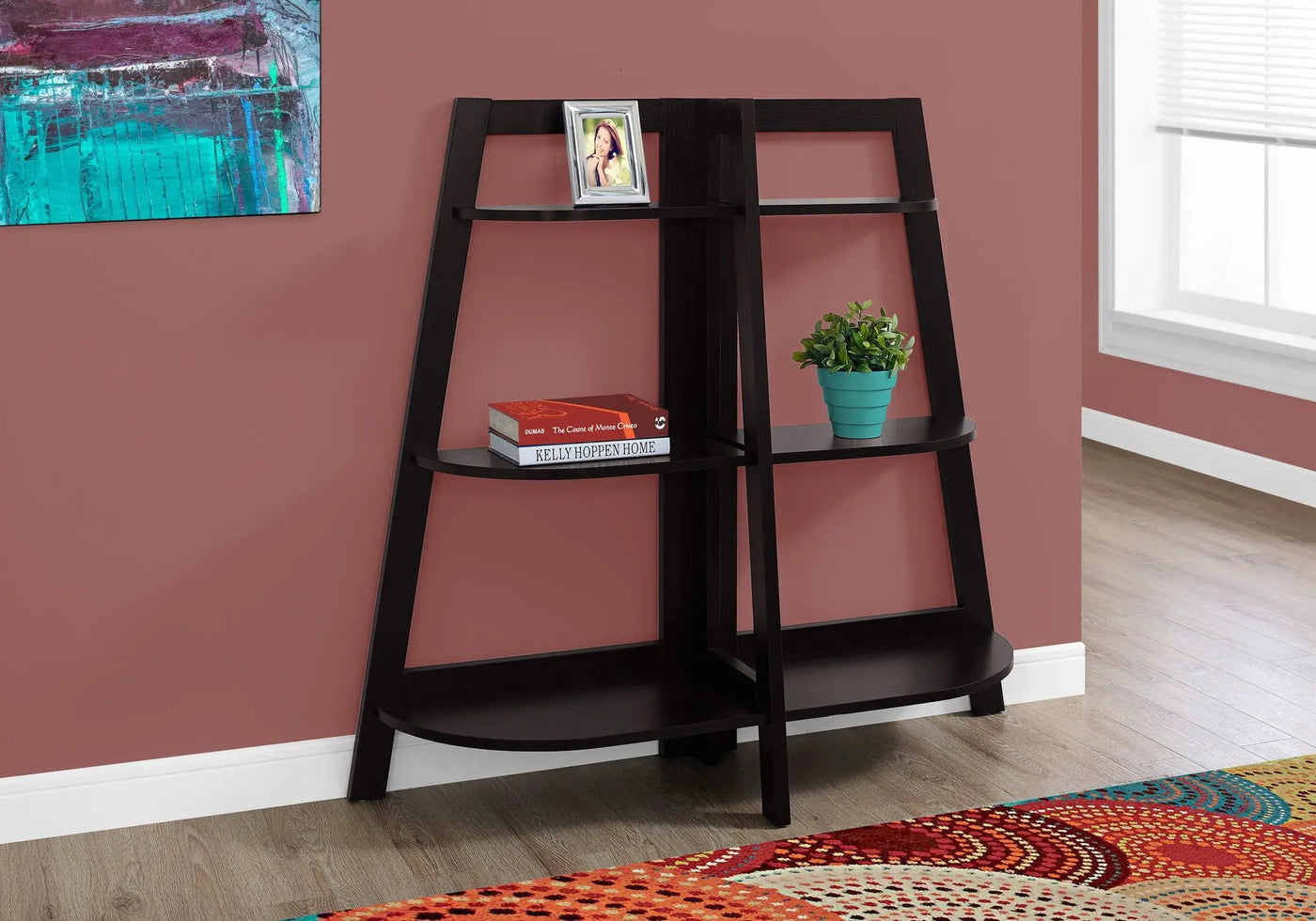 Bookshelf, Bookcase, Etagere, 3 Tier, For Office, Contemporary & Modern by Unique Piece Furniture
