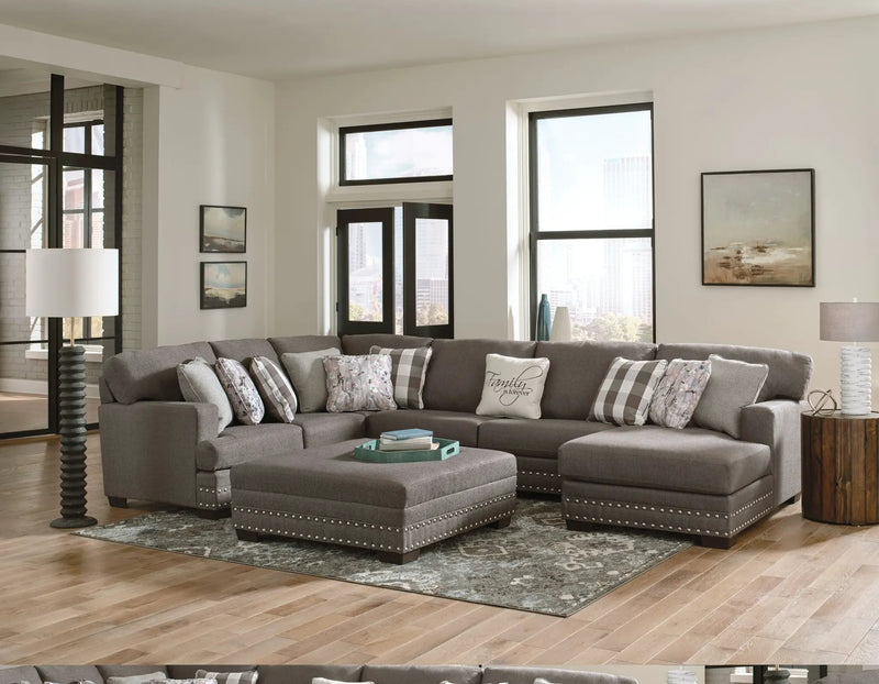 Crawford - Cocktail Ottoman - Dark Gray by Unique Piece Furniture