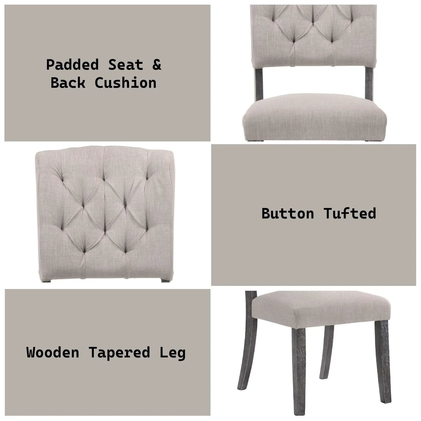 Bernard - Weathered Side Chair (Set of 2) by HouseOfZazla