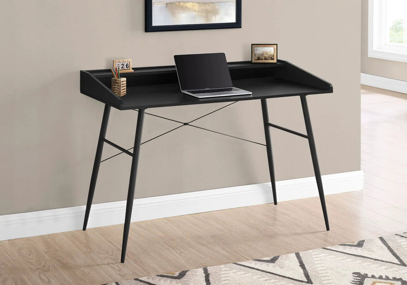 Computer Desk For Home Office, Sturdy Construction, Storage Shelves by Unique Piece Furniture