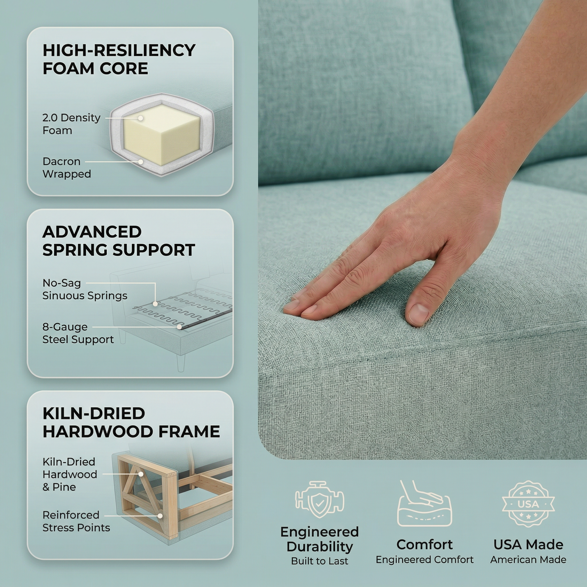Damon Sectional Sofa by HouseOfZazla