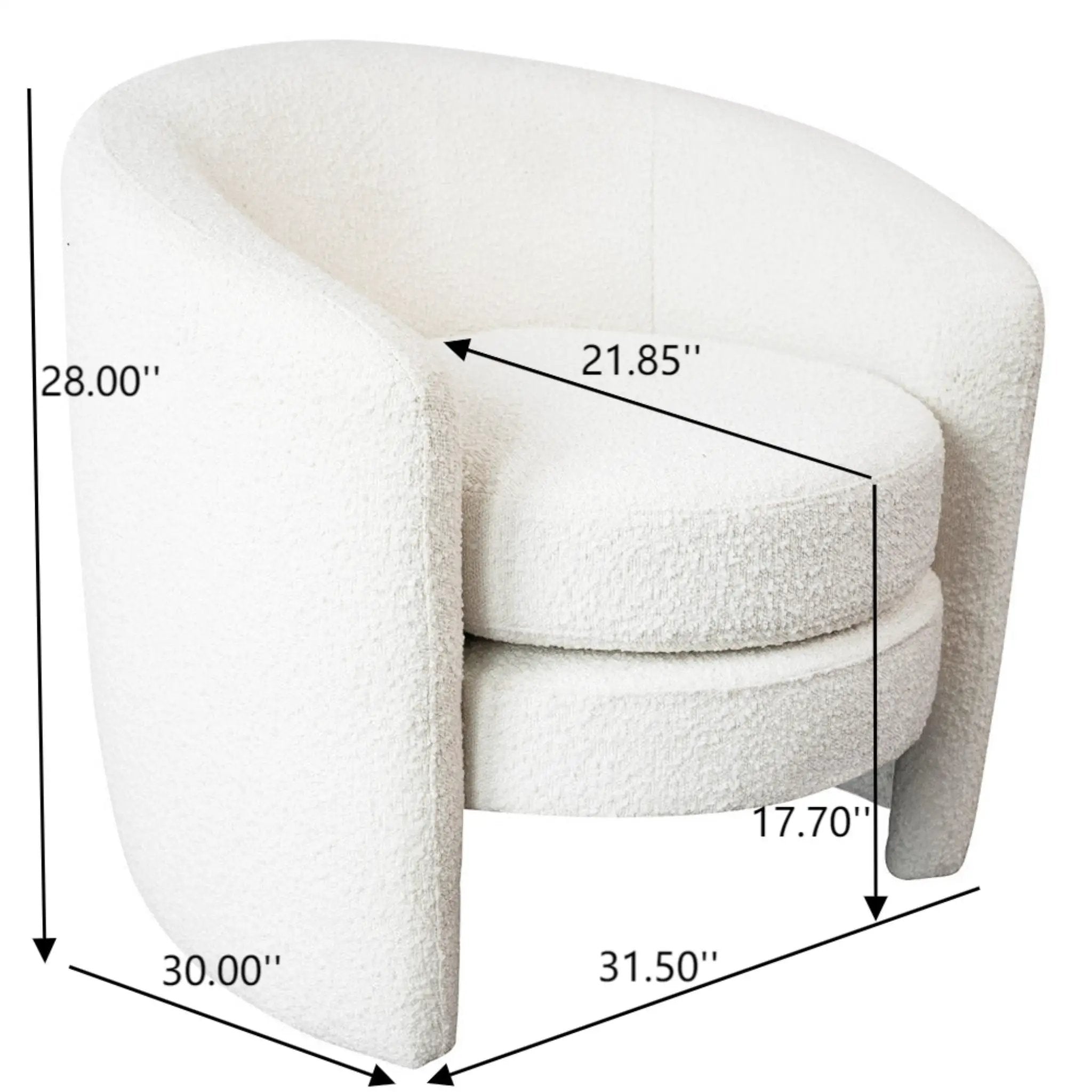 Avalon - Lounge Chair - White by Unique Piece Furniture