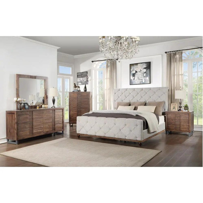 Andria - Mirror - Reclaimed Oak by Unique Piece Furniture