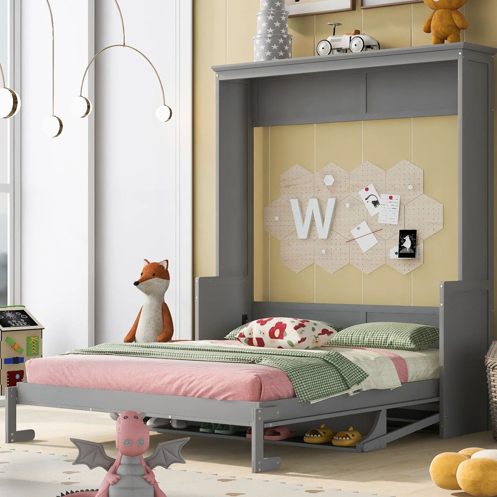 Murphy Bed With Shelf by HouseOfZazla