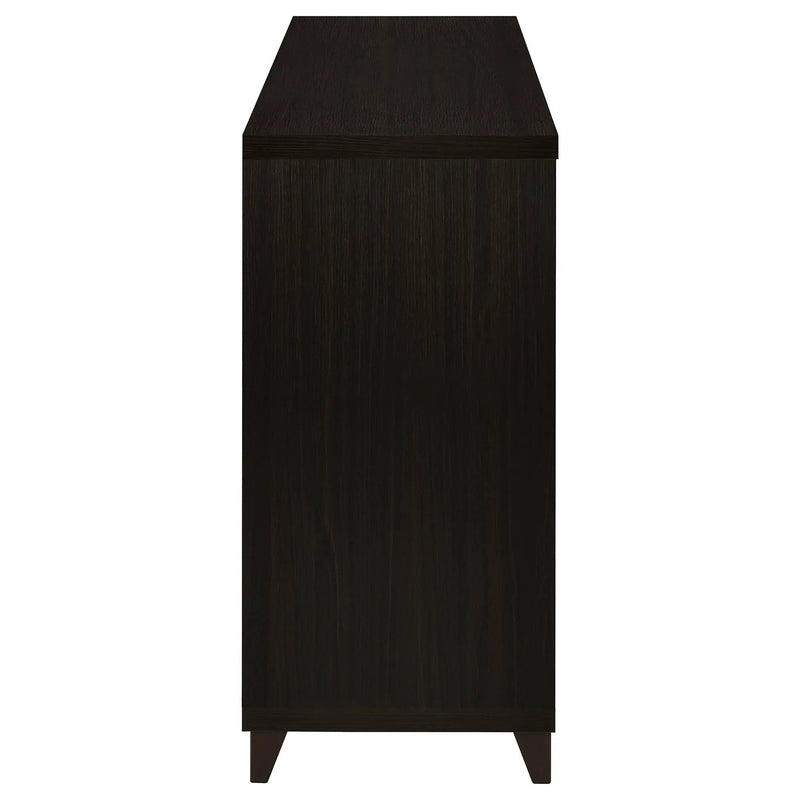 Nyler - 3 Drawer Rectangular TV Console - Cappuccino