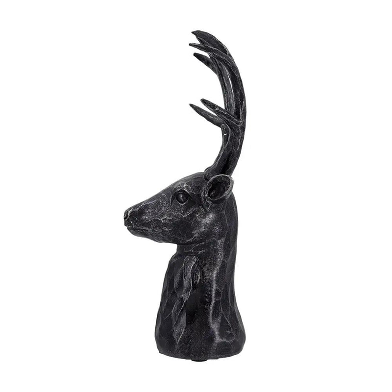 Darby 8-Point Deer Head Statue Decor by HouseOfZazla