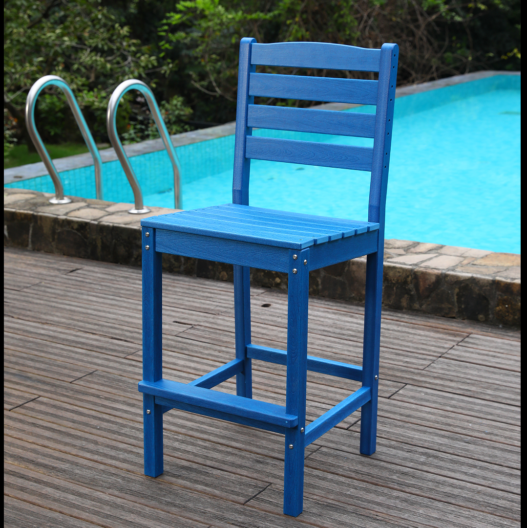 Outdoor Patio Bar Height Chair by HouseOfZazla