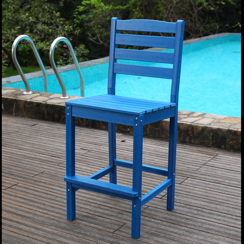 Outdoor Patio Bar Height Chair by HouseOfZazla