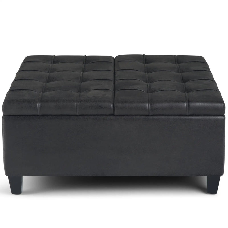Harrison - Upholstered Coffee Table Storage Ottoman by Unique Piece Furniture
