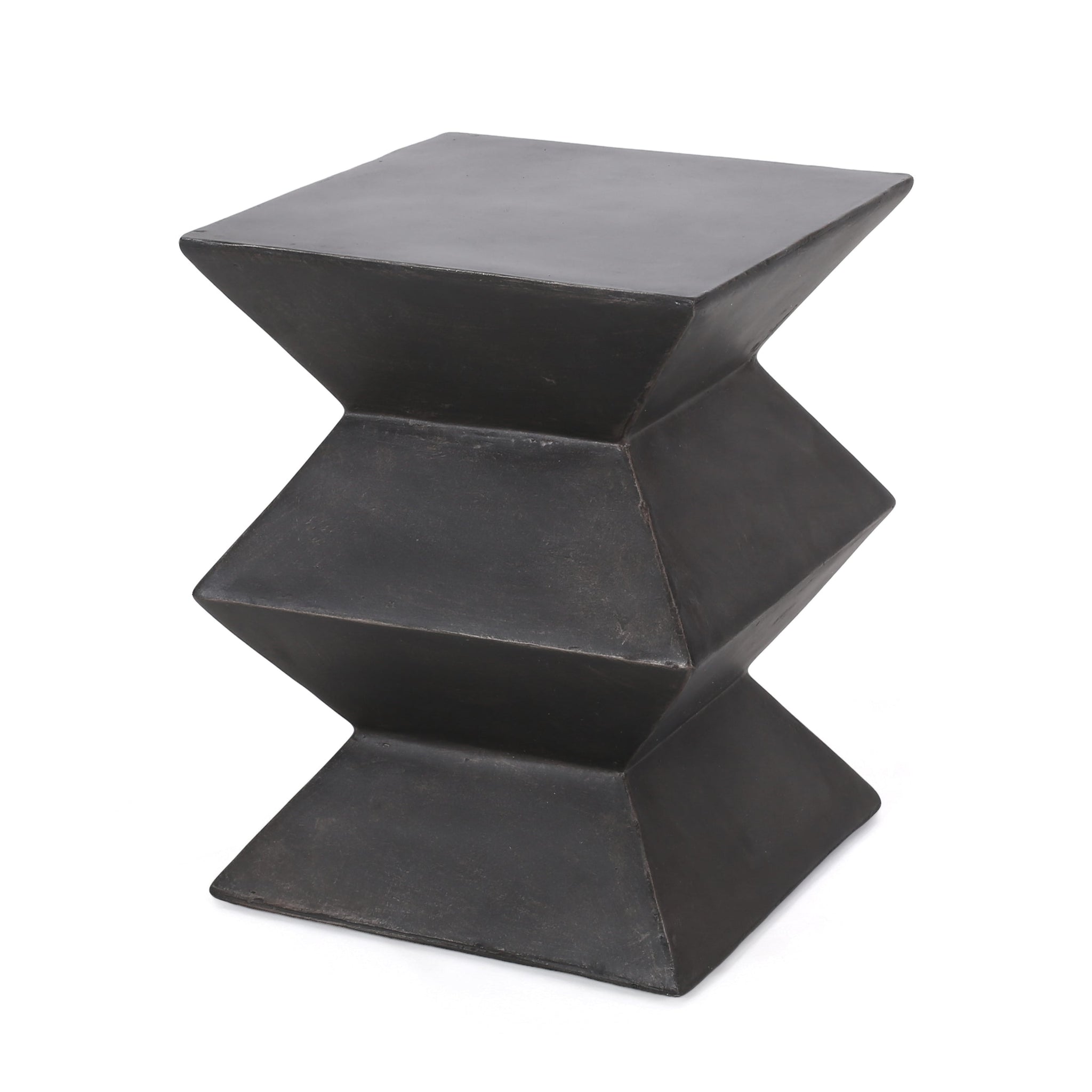 Outdoor Lightweight Concrete Side Table by HouseOfZazla