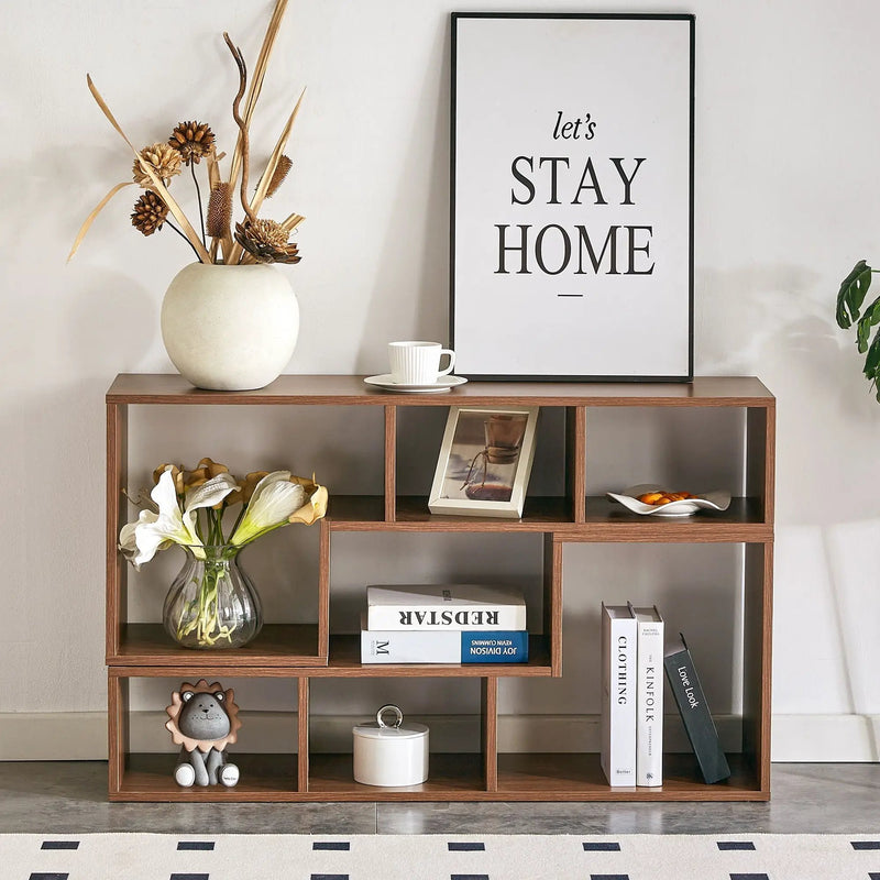 Minimalist Cube TV Stand With Adjustable Open Storage Shelves by HouseOfZazla