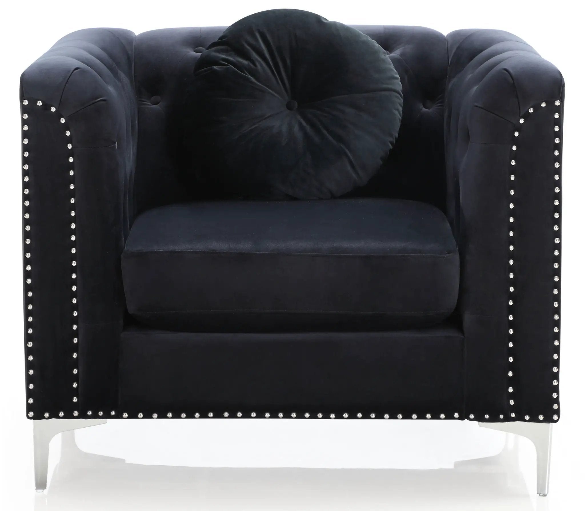 Contemporary Sloped Arm Chair by Unique Piece Furniture
