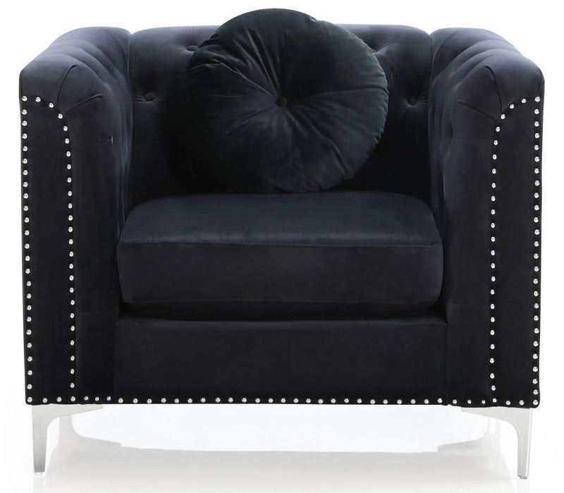 Contemporary Sloped Arm Chair by Unique Piece Furniture