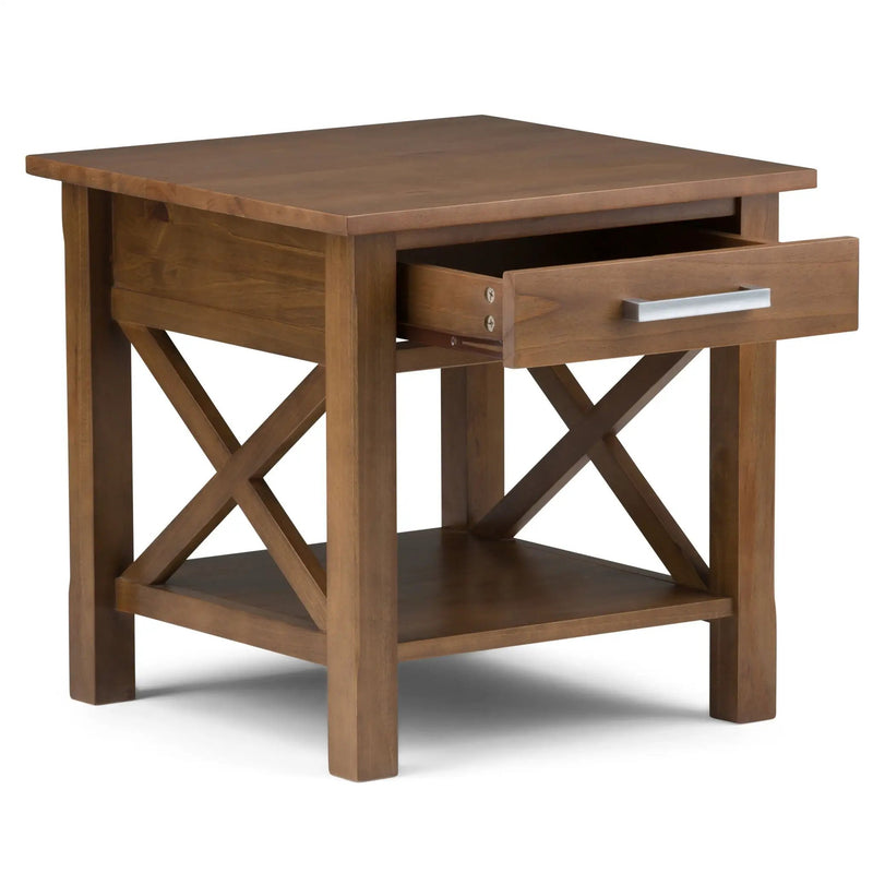 Kitchener - End Table - Medium Saddle Brown by Unique Piece Furniture