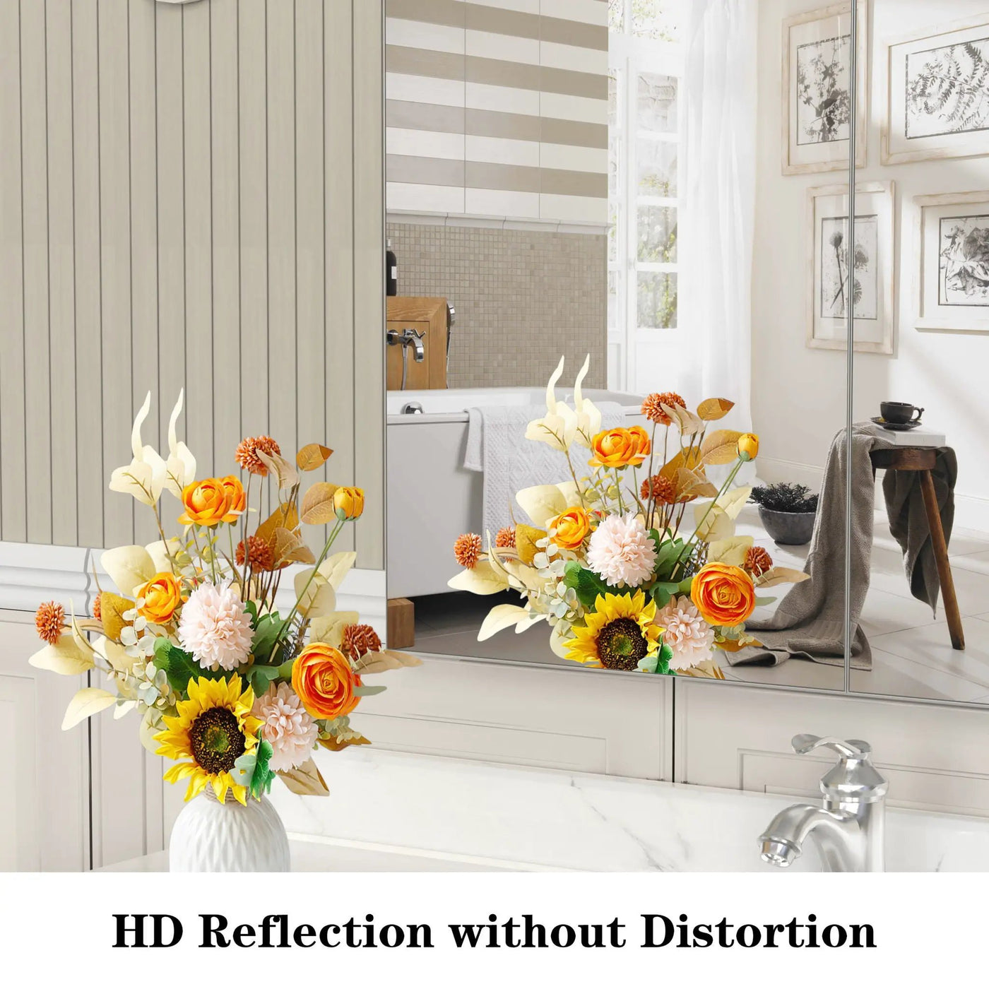 Medicine Cabinet, Wall Mounted Bathroom Mirror With Storage by Unique Piece Furniture