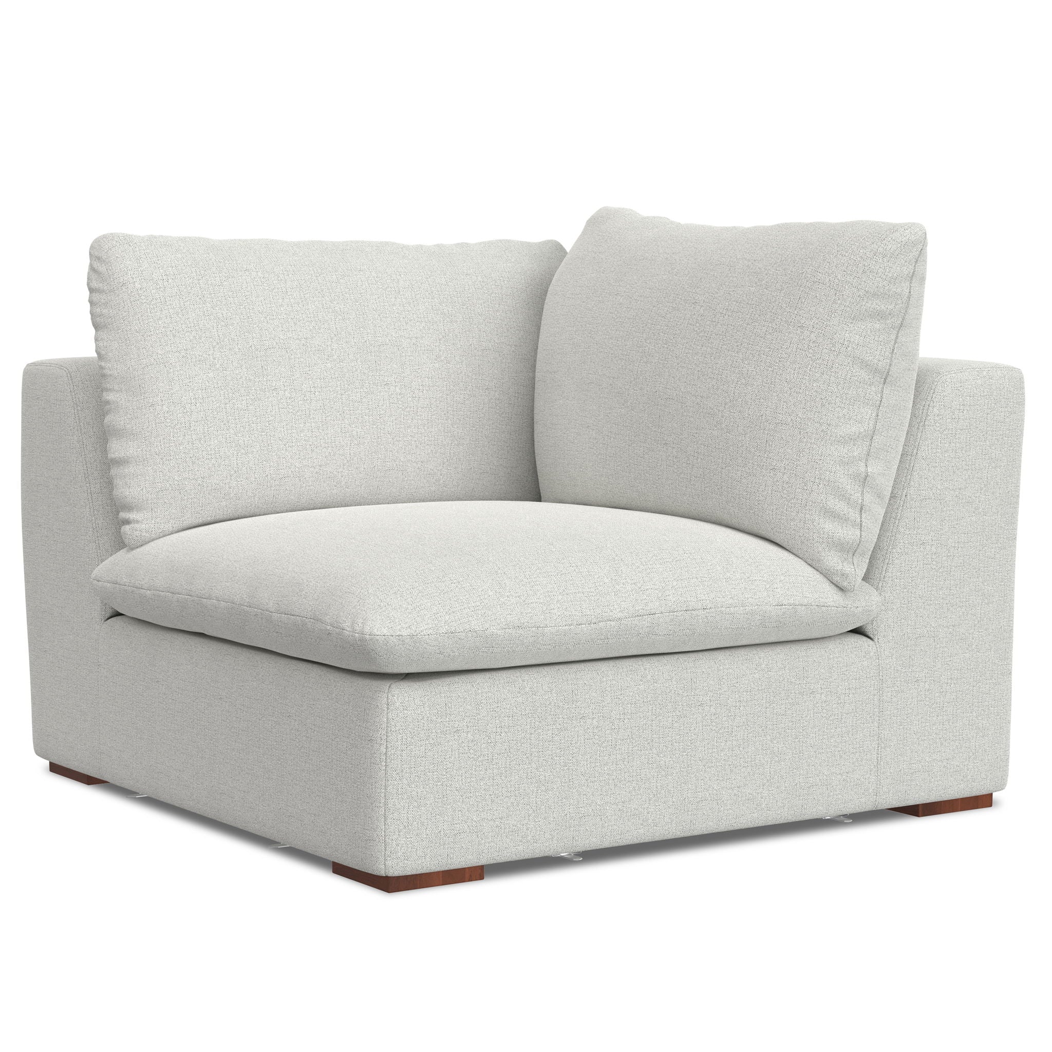 Jasmine - Corner Sofa Module - Gray by HouseOfZazla