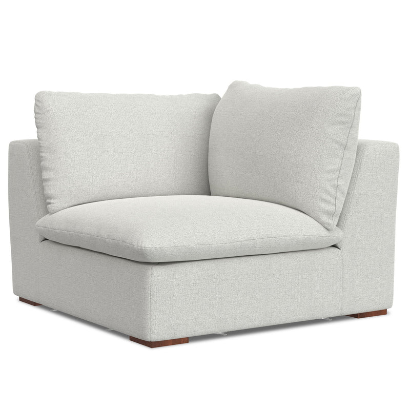 Jasmine - Corner Sofa Module - Gray by HouseOfZazla