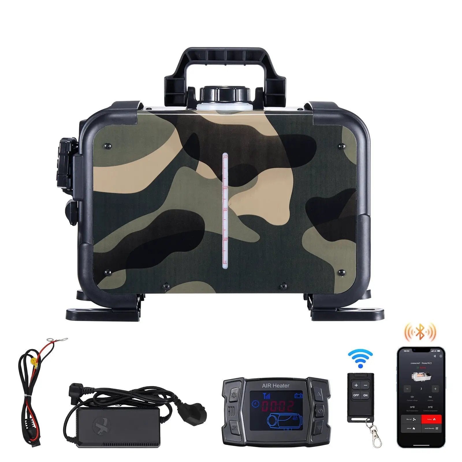 Diesel Air Heater 8KW 12V/24V Bluetooth APP Remote Control by HouseOfZazla