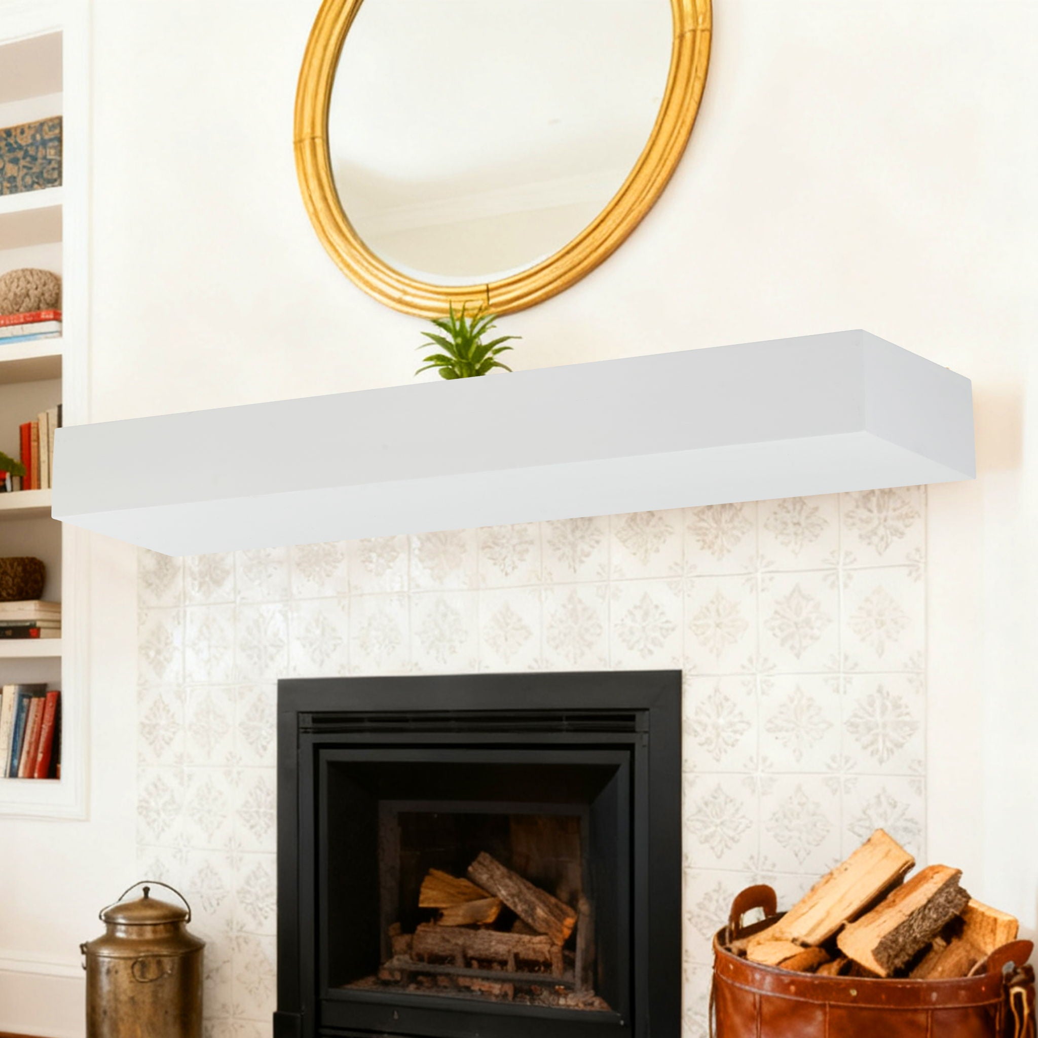 Fireplace Mantel Floating Shelf For Home Decor by HouseOfZazla