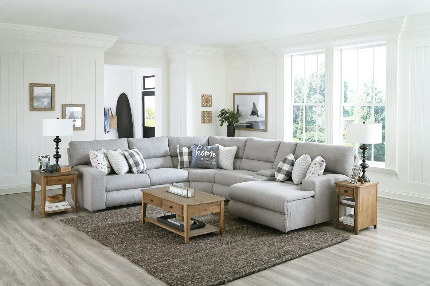 Rockport - Reclining Sectional by Unique Piece Furniture