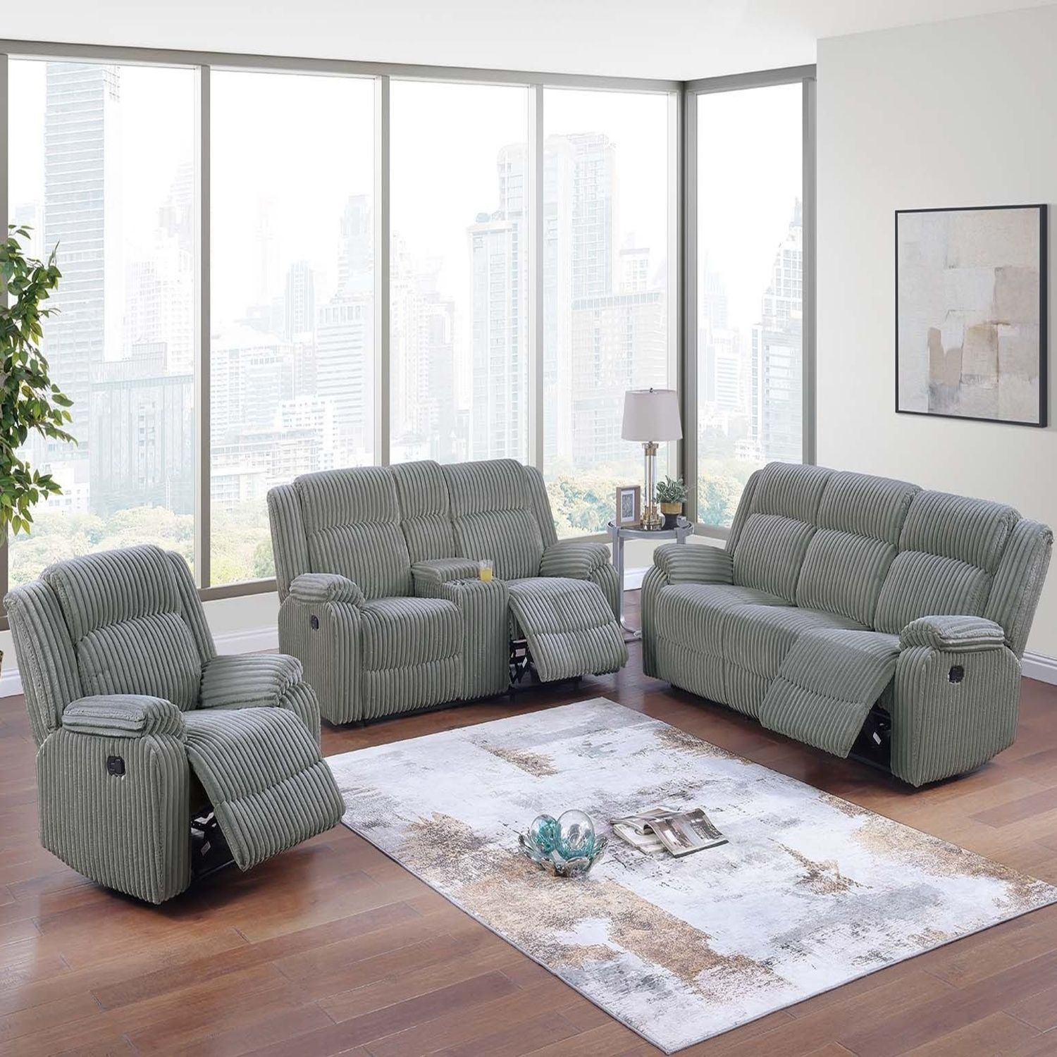 Modern Motion Sofa Set by HouseOfZazla