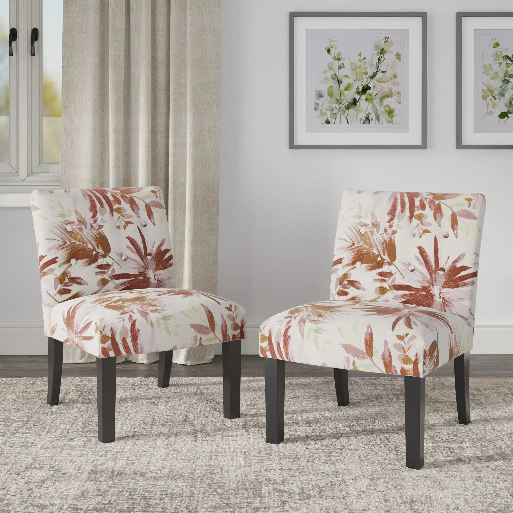 Verma - Floral Accent Chair by HouseOfZazla