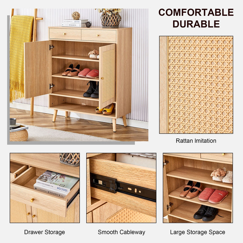 Multifunctional Modern Minimalist Shoe Cabinet by HouseOfZazla