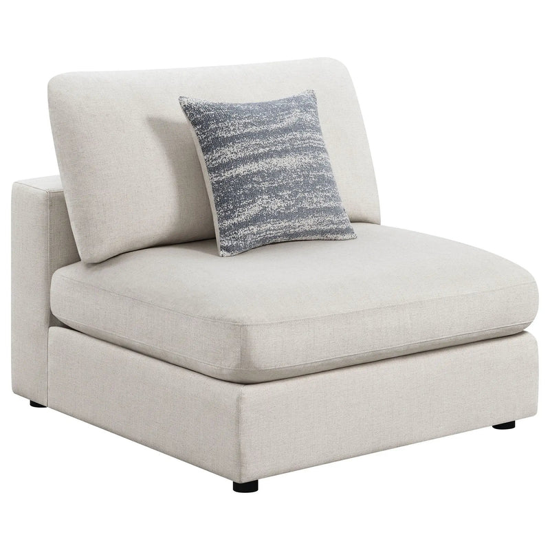 Serene 4-piece Upholstered Modular Sectional Sofa Beige by Unique Piece Furniture