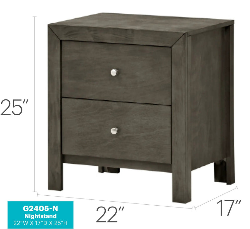 Charming Nightstand With Drawers by HouseOfZazla